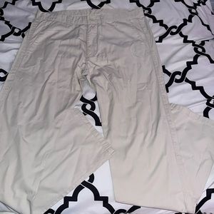 Calvin Klein Cream Khakis/Dress Pants